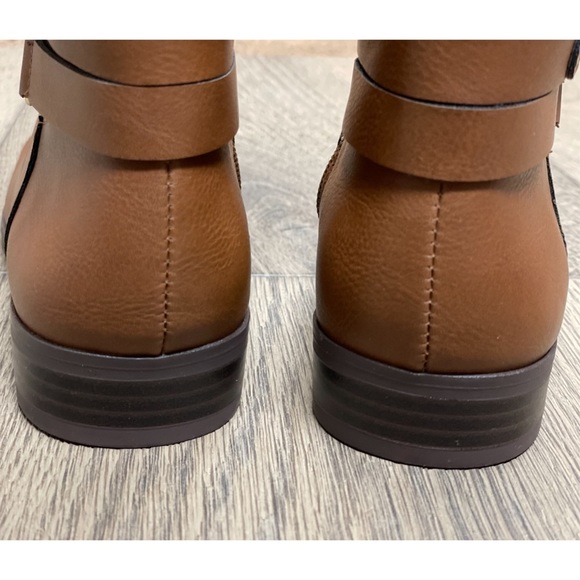 Kindell Faux Leather Round Toe Riding Boots NWB! - Picture 6 of 10